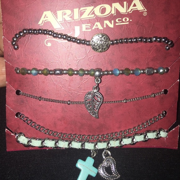 Arizona Jean Co Bracelets set 5 Pc - Picture 1 of 3